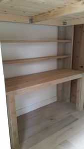 Tweepersoons stapelbed onder